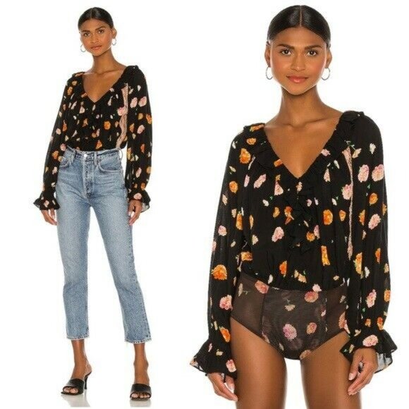 Intimately Free People Poppy Bodysuit Top XS - Picture 2 of 11